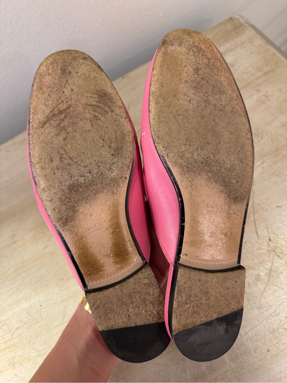 Gucci Princetown Slippers in Pink - Picture 7 of 12